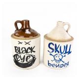 (2) Vintage Monmouth Pottery Stoneware Jugs