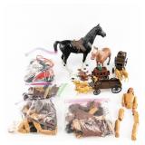 1960s Marx Johnny West Cowboy Thunderbolt & Chief+