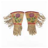 Pair of Beaded Native American Gauntlets