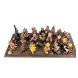 "Kangaroo Court " Wooden Diorama