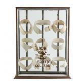 Vintage Lion Collars Display Case