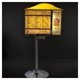 Dog & Suds Drive-Up Lighted Menu Advertising Sign