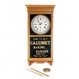 Antique Calumet Baking Powder Regulator Clock