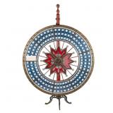 Antique HC Evans Jumbo Floor Model Gambling Wheel
