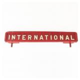 Cast Iron International Tractor Emblem