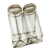 Vintage Panay-Style Dual "Show Jar" Display Set