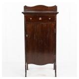 Oak Piano Roll/Sheet Music Cabinet