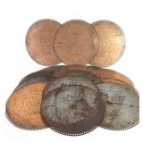 15 Regina Music Box Discs 15.5" Diameter