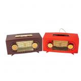 Zenith Red & Burgundy R511 Plastic Radios (2)
