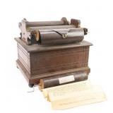 Antique Clariona Reed Organ & Rolls