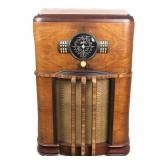 Vintage Zenith 8-S-359 Tube Console Radio W/BT