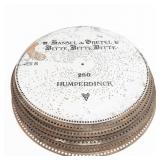 7 Music Box Discs Varied Makes 24.5" to 25.5" Diam