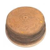 10 Regina Music Box Discs 20.75" Diameter