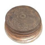10 Regina Music Box Discs 20.75" Diameter