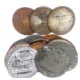 16 Antique 15.5" Regina Music Box Discs
