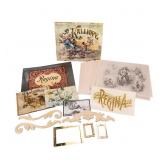 Lot of music box and lid prints