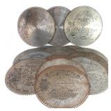 15 Regina Music Box Discs 15.5" Diameter