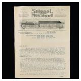1907 Spiegel, May, Stern Co. Letter