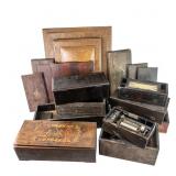 Quantity of Music Box Cases and Parts