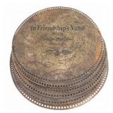 6 Regina Music Box Discs 19.75" Diameter