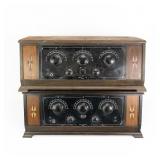 Kismet Antique Battery-Operated Radios (2)