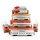 Lionel Sante Fe 2353 ABA & 4 Pullmans w Boxes