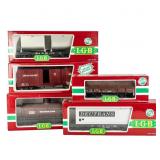 Collection of (5) L.G.B. Railway Cars #4085 4086