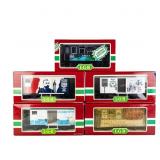 (5) L.G.B. Freight Railway Car Assortment in Box