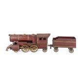 Antique Dayton Hill Climber Locomotive w Coal Car