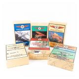 (6)Wings of Texaco Die Cast Replica Airplane Banks