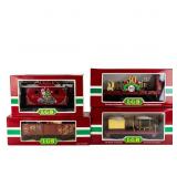 Collection of (4) L.G.B Christmas Railway Cars