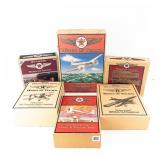 (6)Wings of Texaco Die Cast Replica Airplane Banks