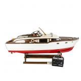 Vtg. Sterling Chris Craft Corvette RC Model Boat