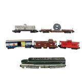 1956 American Flyer #490 Gilbert Engine & RR Cars