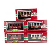 (5) L.G.B. 1999-2003 Christmas Train Railway Cars
