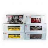 REA Rodgers 2-4-2 Steam Engine Caboose RR Cars+