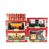 Collection of (5) L.G.B. Railway Cars in Boxes