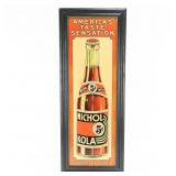 Nichol Kola Embossed Tin Advertising Sign
