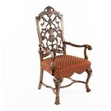 Chippendale Revival Set of Walnut Chairs (6)