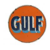 Vintage 30" Gulf Sign DSP Advertising Sign