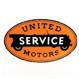 48" United Motors Service DSP Advertising Sign