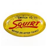 1954 Squirt Single Sided Convex Advertising Sign