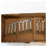 Snap-On Metric 12pt Stubby Combo Wrench Set (10)