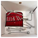 Vintage Snap-On CO900A Midget Wrench Set w/pouch