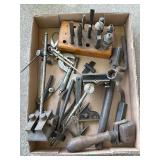 Micrometer, Chisels and  Router Bits