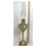 Banquet Brass Oil Lamp 29'