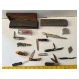 Wet Stones, Pocket Knives
