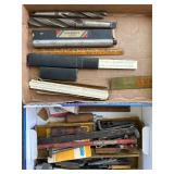Large Drill Bits, Slide Rules and Misc.