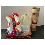 Box of Cleaning Supplies