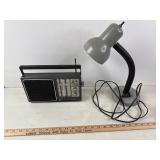 4-Band Radio & Desk Lamp